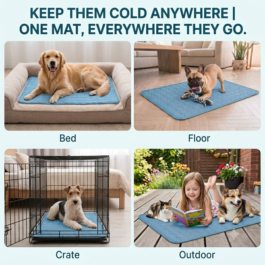 FrostMat™ – Self-Cooling Dog Mat 2.0