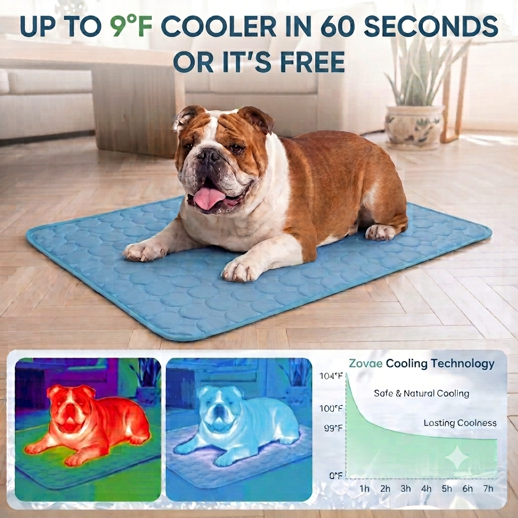 FrostMat™ – Self-Cooling Dog Mat 2.0